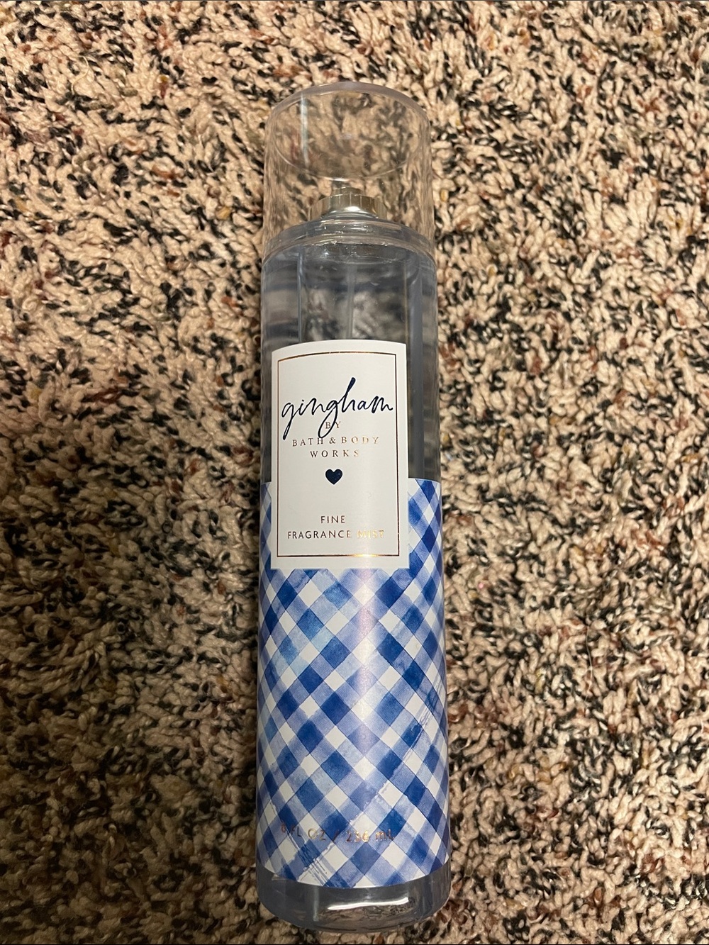 DAMAGED! FREE WITH PURCHASE!  Bath & Body Works Gingham Fragrance Mist 8oz.